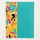 Monogrammed Boldy Colored Abstract (Devant)