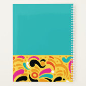 Monogrammed Boldy Colored Abstract Planner (Achterkant)