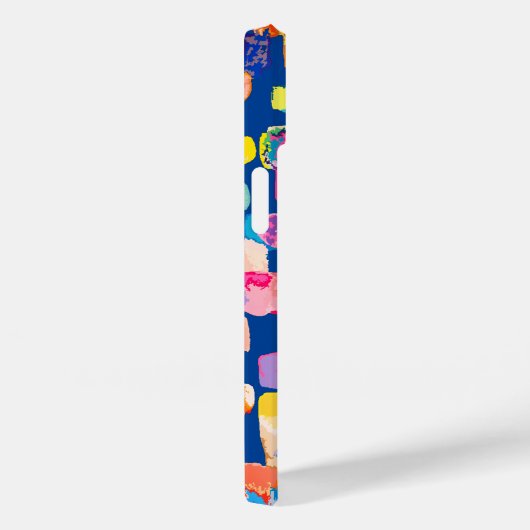 Monogrammed Bright Abstracte naam Case-Mate iPhone Case (Achterkant / Rechts)