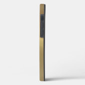 Monogrammed Buck Silhouette Apple iPhone 12 Coque (Verso / Gauche)