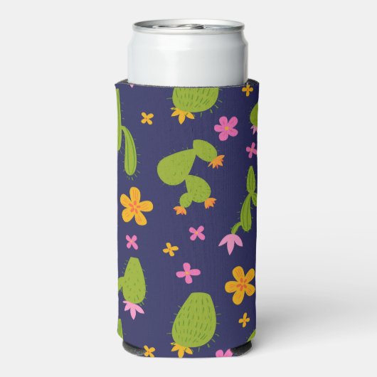 Monogrammed Cactus Fun Personalized (Seltzer Achterkant)