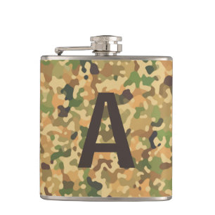 Monogrammed Camo Fall Colors Heupfles