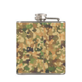 Monogrammed Camo Fall Colors Heupfles (Achterkant)