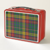 Monogrammed Clan Buchanan Pset Metal Lunch Box (Achterkant)