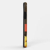 MONOGRAMMED CORAL GREEN RUSTIC SUNFLOWER Case-Mate iPhone CASE (Achterkant/rechts)