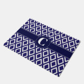 Monogrammed Diamond Pattern Doormat Deurmat (Schuin)
