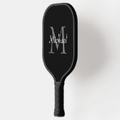 Monogrammed Elegant Design Sjabloon Trendy Custom Pickleball Paddle (Links)