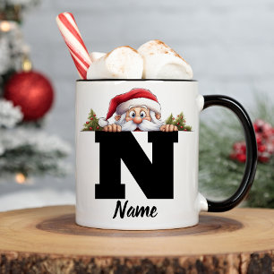 Monogrammed Familie Kerstmis Gepersonaliseerde Ker Koffiemok