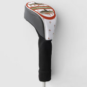 Monogrammed Fishermen Fly Fishing Brook Trout Golfheadcover (Schuin)