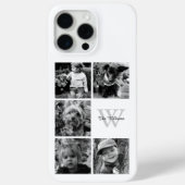 Monogrammed Foto Collage Case-Mate iPhone Case (Achterkant)