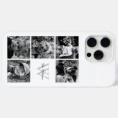 Monogrammed Foto Collage Case-Mate iPhone Case (Achterkant (horizontaal))