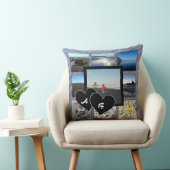 Monogrammed Foto Collage Sierkussen (Stoel)