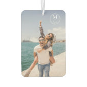 Monogrammed Foto Luchtverfrisser (Achterkant)