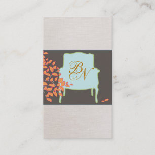 Monogrammed Frans voorzitterschap Visitekaartje