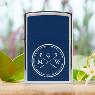 Monogrammed Golf Club T-shirt Classic Navy Blue