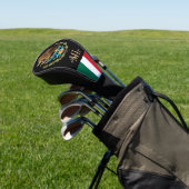 Monogrammed Golf, Mexico Eagle & Mexicaanse vlag Golfheadcover (Insitu)