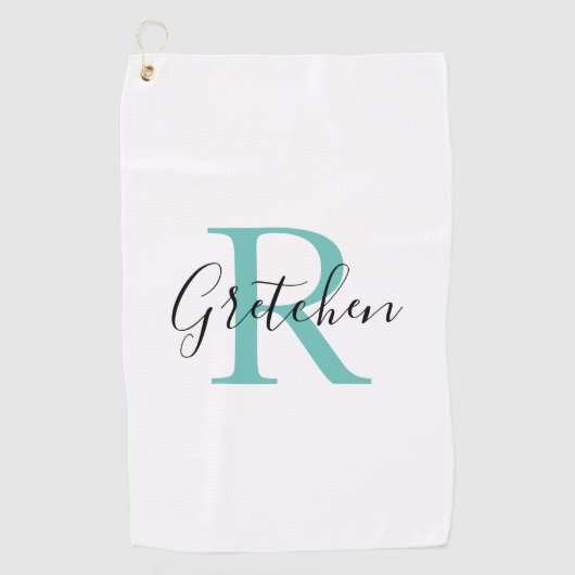 Monogrammed Golf Towel Golfhanddoek (Voorkant)