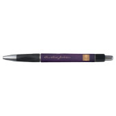 Monogrammed goud elegant name script pen (Voorkant)