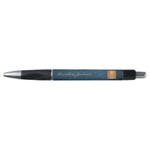 Monogrammed goud elegant name script pen