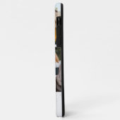 Monogrammed Gray Marmer 5 Foto Collage Case-Mate iPhone Case (Achterkant/links)