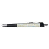 Monogrammed Green en Mint Floral Pattern Pen (Bovenkant)