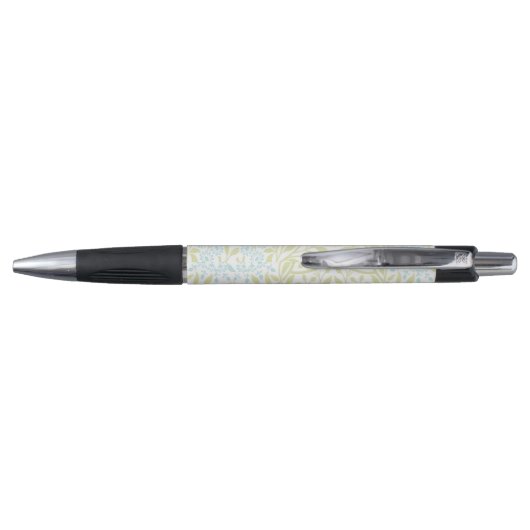 Monogrammed Green en Mint Floral Pattern Pen (Achterkant)