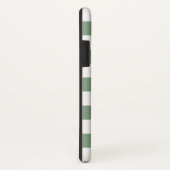 Monogrammed Green White Buffalo Check Pattern Case-Mate iPhone Case (Achterkant/rechts)