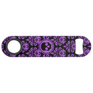 Monogrammed Halloween skull Speed Flessenopener