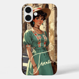 Monogrammed Hoesje- Mate iPhone 16 Plus Hoesje