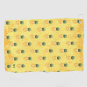 Monogrammed Island Beach Pineapple Golfhanddoek (Horizontaal)