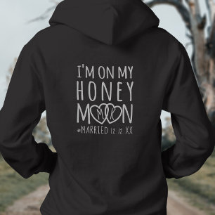 Monogrammed Je suis sur ma lune de miel Sweat - sh