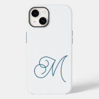 Monogrammed Klassiek Script Plain Initiaal