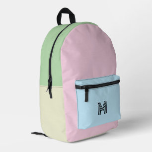 Monogrammed Kleurrijke Modern Girly Sweet Bedrukte Rugzak
