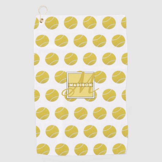 Monogrammed Ladies Tennis Cadeaux Golf Serviette (Devant)