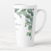 Monogrammed Latte cup Mok (Rechts)