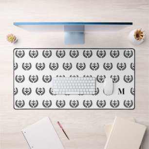 Monogrammed Law School Afstuderen Lawyer Attorney Bureaumat