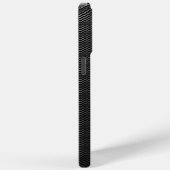 Monogrammed "M" Faux Carbon Fiber OtterBox Case-Mate iPhone Case (Achterkant / Rechts)