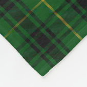 Monogrammed MacArthur Tartan Fleece Blanket Deken (Hoek)