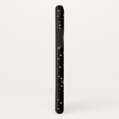 Monogrammed Merry Kerstmis Golden Snowflakes Case-Mate iPhone Case (Achterkant / rechts)