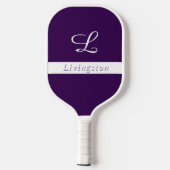 Monogrammed met de naam Pickleball Paddle (Achterkant)