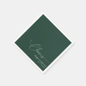 Monogrammed-minimalisme: Cheers to the Happy Coupl Servet (Hoek)