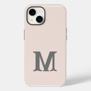 Monogrammed Modern Plain Initiaal Case-Mate iPhone 14 Hoesje