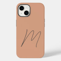 Monogrammed Modern Plain Initiaal Script