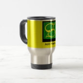 Monogrammed-Mok Reisbeker (Voorkant links)