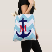 Monogrammed Nautisch Tas (Dichtbij)