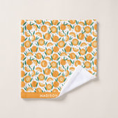 monogrammed, nom, (Gant de toilette)