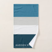 monogrammed, nom, (Serviette à main)