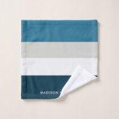 monogrammed, nom, (Gant de toilette)