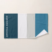 monogrammed, nom, (Serviette à main)