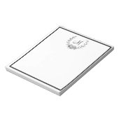 Monogrammed Note Pad Notitieblok (Gedraaid)